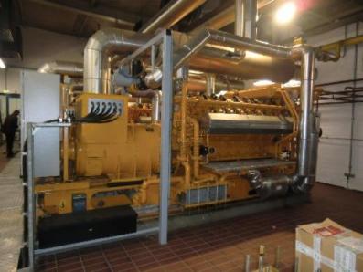Gas cogeneration system / Combined Heat and Power (CHP), Engine: Jenbacher JW 316 GSA / Stamford HC634H3 - Foto 1
