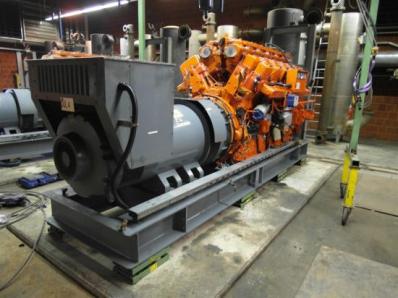 Gas cogeneration system / Combined Heat and Power (CHP), Engine: Waukesha L7042G / Leroy Somer LS AK 50 VL10 6-P - Foto 2