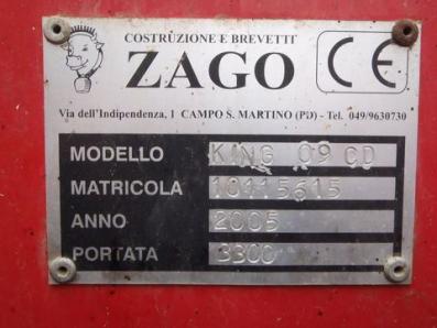 Livestock machinery Zago Zago KING 09 CD - BISO Schrattenecker - Foto 2