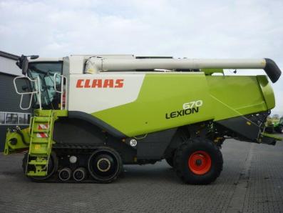 Combine harvester CLAAS Lexion 670 TT, 2010 used, Emsbueren - Foto 2